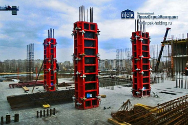 Опалубка колонн стальная крупнощитовая PSK-DELTA (ПСК-Дельта)