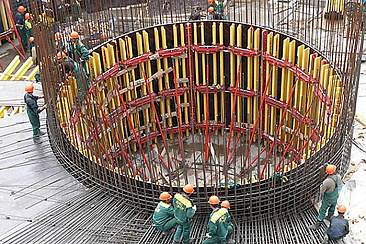 Балочно-ригельная опалубка для дугообразных стен «радиусная» PSK-CLASSIC