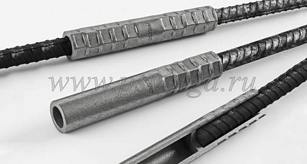 Переходная обжимная муфта PRESKO для соединения арматуры Ø 36/32 мм