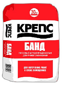 Штукатурный состав Крепс на гипсовой основе Крепс Банд
