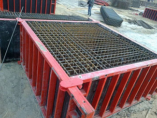 Опалубка для плитного фундамента