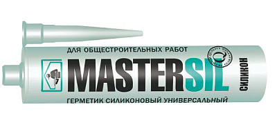 Универсальный силиконовый герметик для строительных работ Mastersil