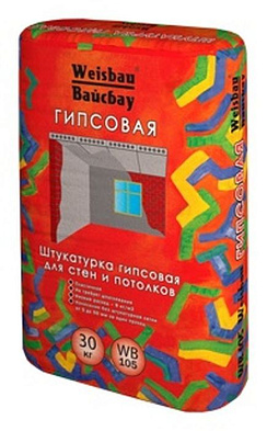 Гипсовая штукатурка Вайсбау стандартная WB 105
