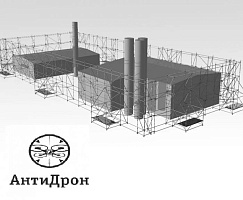 Защита зданий и сооружений от БПЛА на основе строительных лесов PSK SCAFF SYSTEM