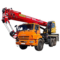 Автокран PALFINGER SANY 30 тонн на шасси КАМАЗ