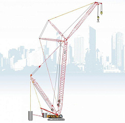 Гусеничный кран SANY SCC5000A