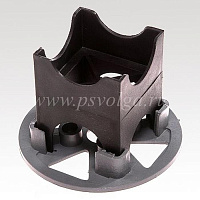 Фиксатор стульчик-опора для сыпучего грунта (закладные ПВХ)